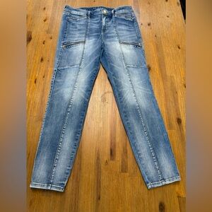 White House Black Market Blue Skinny Jeans